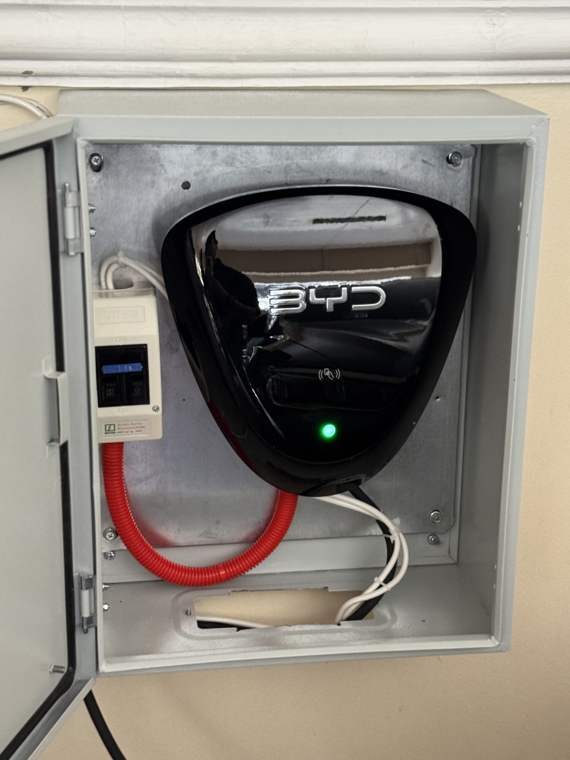 BYD 7kW home charger installed in Cainta, Rizal